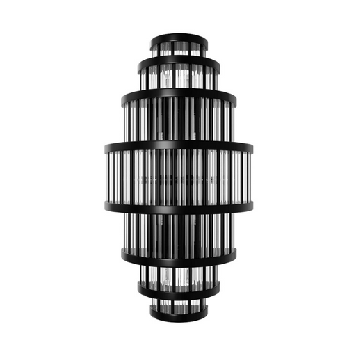 Avenue Lighting HF1921 Waldorf 8-lt 22" Tall LED Wall Sconce - Polished Gunmetal
