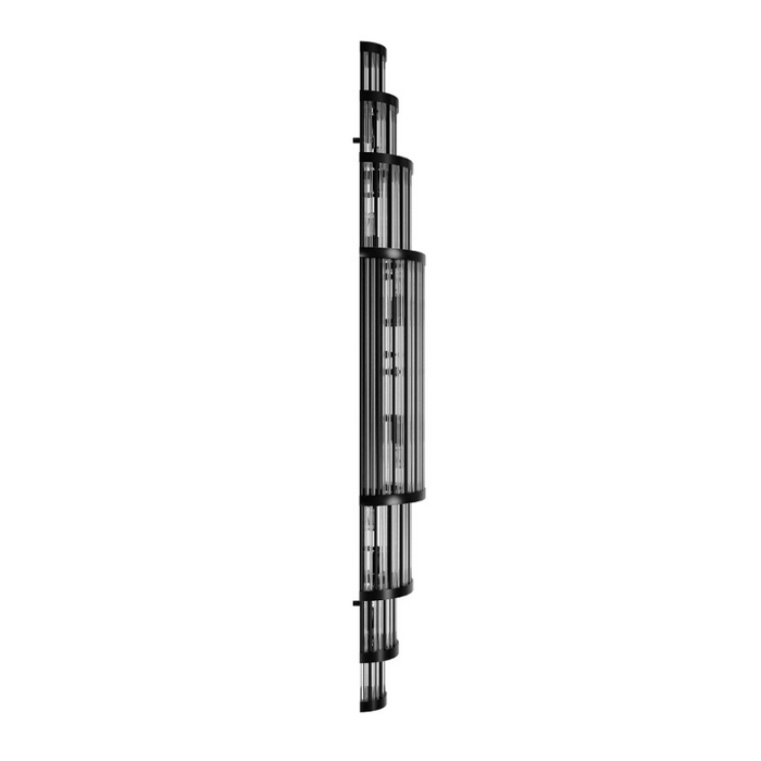 Avenue Lighting HF1923 Waldorf 14-lt 50" Tall LED Wall Sconce - Polished Gunmetal