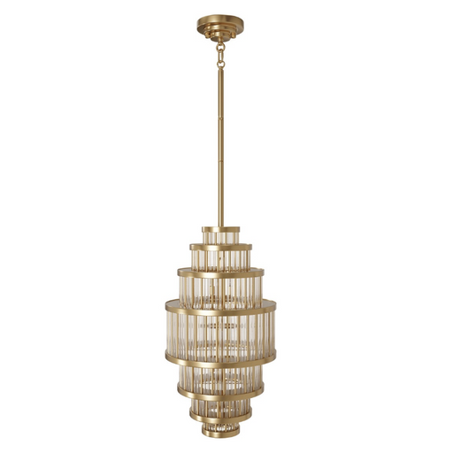 Avenue Lighting HF1924 Waldorf 13-lt 12" LED Pendant - Aged Brass
