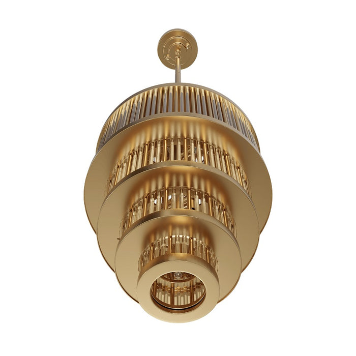 Avenue Lighting HF1924 Waldorf 13-lt 12" LED Pendant - Aged Brass