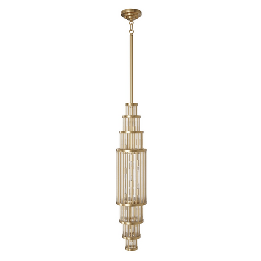 Avenue Lighting HF1925 Waldorf 13-lt 8" LED Pendant - Aged Brass