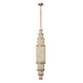 Avenue Lighting HF1926 Waldorf 17-lt 10" LED Pendant - Aged Brass