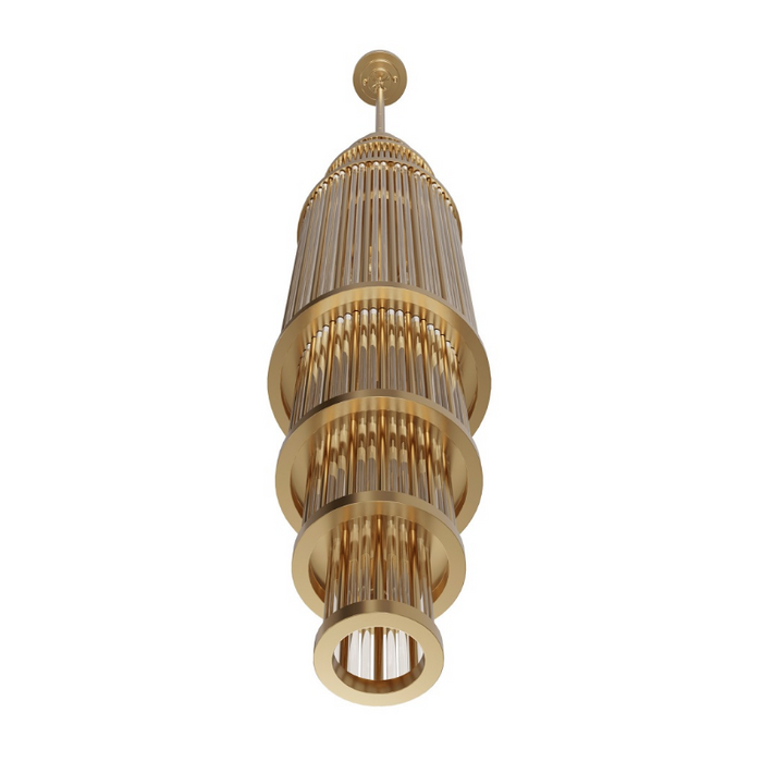 Avenue Lighting HF1926 Waldorf 17-lt 10" LED Pendant - Aged Brass
