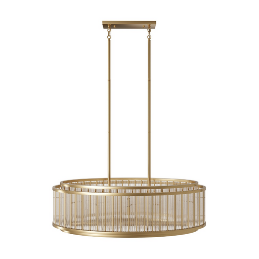 Avenue Lighting HF1927 Waldorf 16-lt 52" LED Chandelier - Aged Brass