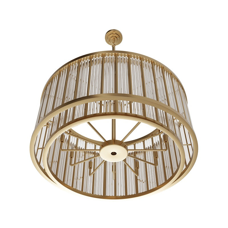 Avenue Lighting HF1928 Waldorf 12-lt 31" LED Chandelier - Aged Brass