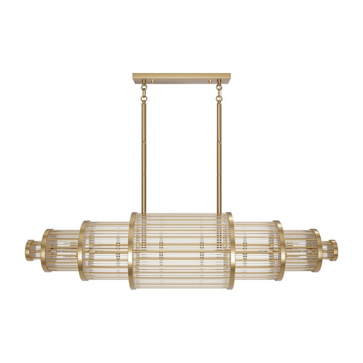 Avenue Lighting HF1920 Waldorf 28-lt 64" LED Chandelier - Aged Brass