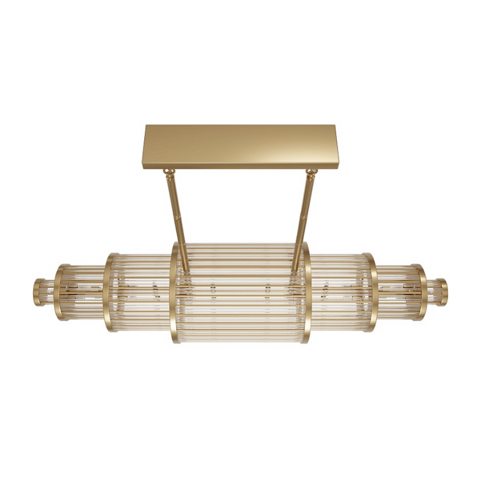 Avenue Lighting HF1920 Waldorf 28-lt 64" LED Chandelier - Aged Brass