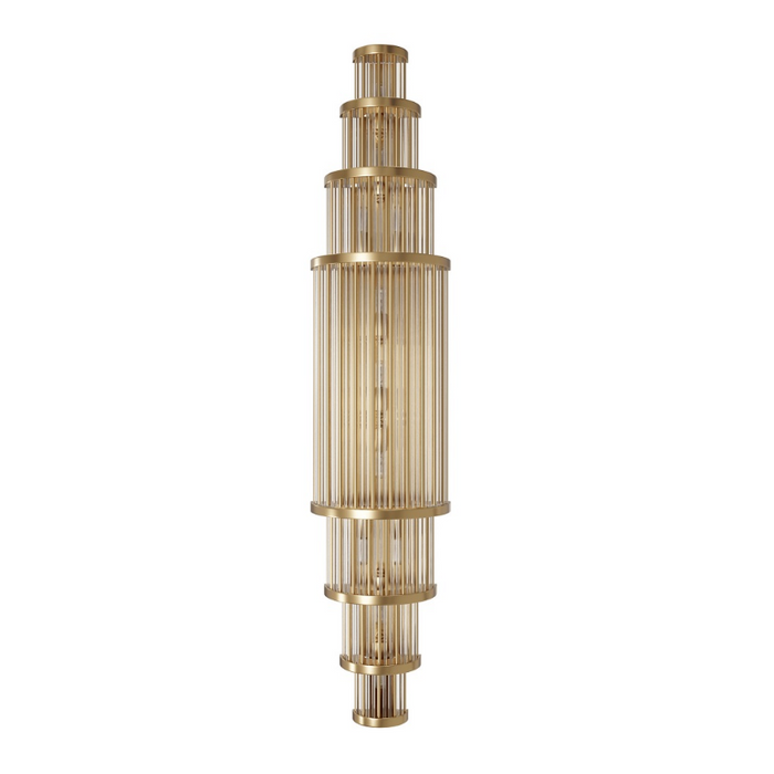 Avenue Lighting HF1922 Waldorf 11-lt 38" Tall LED Wall Sconce - Aged Brass