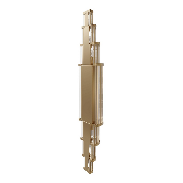 Avenue Lighting HF1922 Waldorf 11-lt 38" Tall LED Wall Sconce - Aged Brass