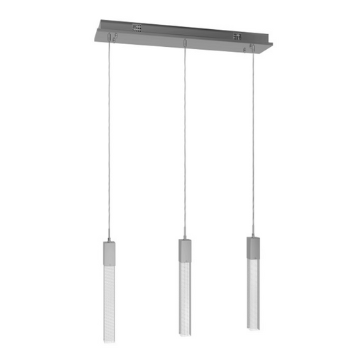 Avenue Lighting HF1900 The Original Glacier 3-lt 37" LED Pendant - Polished Chrome/Snow