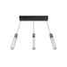 Avenue Lighting HF1900 The Original Glacier 3-lt 37" LED Pendant - Polished Chrome/Snow