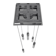 Avenue Lighting HF1900 The Original Glacier 5-lt 12" LED Pendant - Polished Chrome/Snow