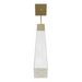 Avenue Lighting HF1901 The Original Glacier 1-lt 2" LED Pendant - Brushed Brass/Snow