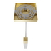 Avenue Lighting HF1901 The Original Glacier 1-lt 2" LED Pendant - Brushed Brass/Snow