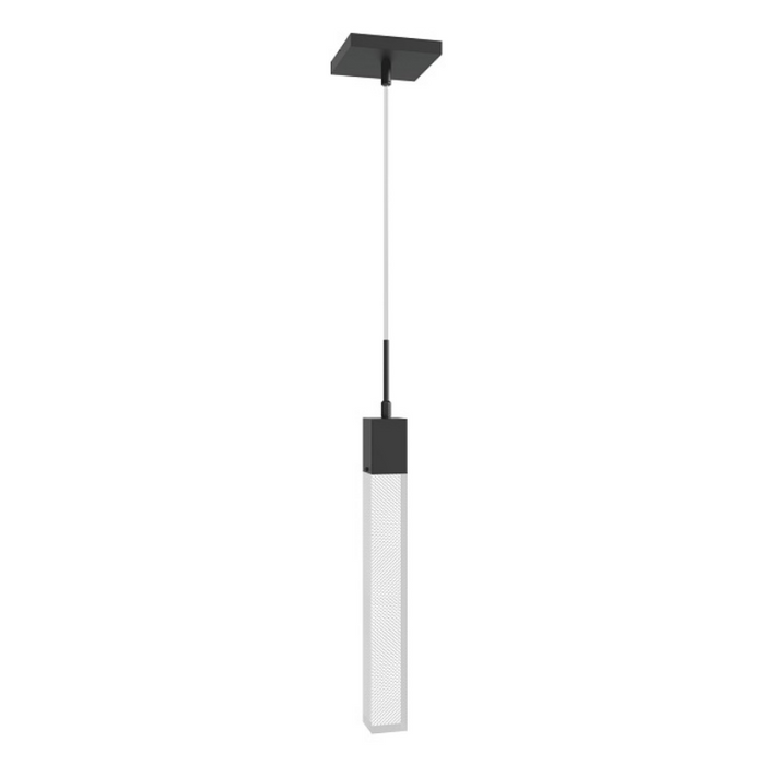 Avenue Lighting HF1901 The Original Glacier 1-lt 2" LED Pendant - Black/Snow