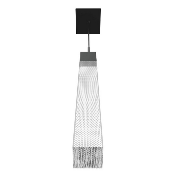 Avenue Lighting HF1901 The Original Glacier 1-lt 2" LED Pendant - Black/Snow