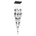 Avenue Lighting HF1903 The Original Glacier 41-lt 36" LED Pendant - Black/Snow
