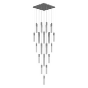Avenue Lighting HF1903 The Original Glacier 41-lt 36" LED Pendant - Polished Chrome/Snow