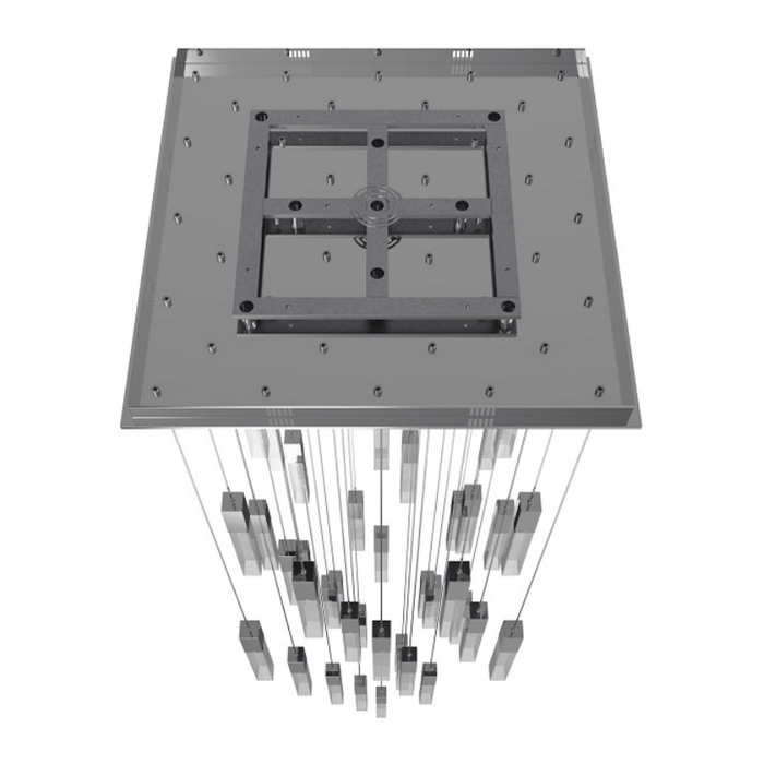 Avenue Lighting HF1903 The Original Glacier 41-lt 36" LED Pendant - Polished Chrome/Snow