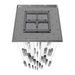 Avenue Lighting HF1903 The Original Glacier 41-lt 36" LED Pendant - Polished Chrome/Snow
