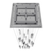 Avenue Lighting HF1904 The Original Glacier 25-lt 28" LED Pendant - Polished Chrome/Snow