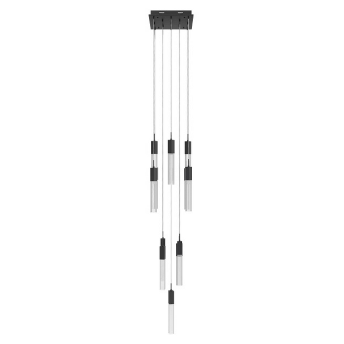 Avenue Lighting HF1905 The Original Glacier 13-lt 20" LED Pendant - Black/Snow