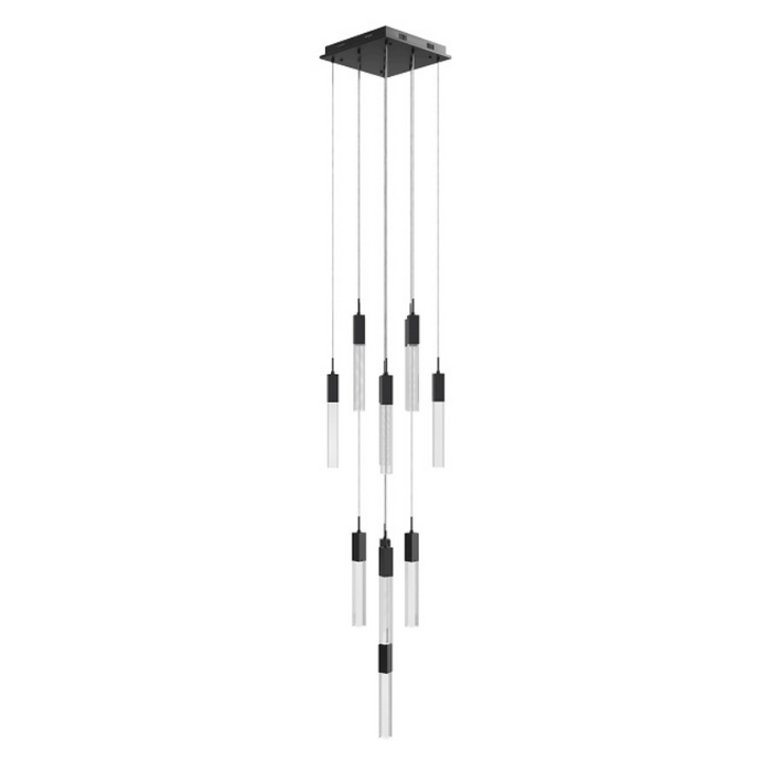 Avenue Lighting HF1905 The Original Glacier 13-lt 20" LED Pendant - Black/Snow
