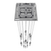 Avenue Lighting HF1905 The Original Glacier 13-lt 20" LED Pendant - Polished Chrome/Snow