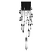 Avenue Lighting HF1904 Aspen 25-lt 28" LED Pendant - Dark Bronze/Clear