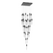 Avenue Lighting HF1903 The Original Glacier 41-lt 36" LED Pendant - Dark Bronze/Clear