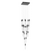 Avenue Lighting HF1904 The Original Glacier 25-lt 28" LED Pendant - Dark Bronze/Clear