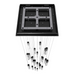 Avenue Lighting HF1904 The Original Glacier 25-lt 28" LED Pendant - Dark Bronze/Clear
