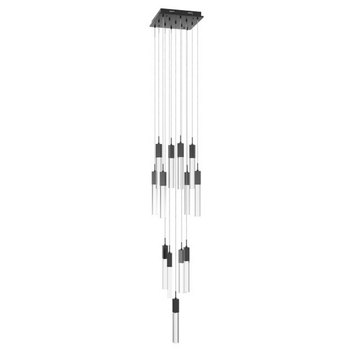 Avenue Lighting HF1905 The Original Glacier 13-lt 20" LED Pendant - Dark Bronze/Clear