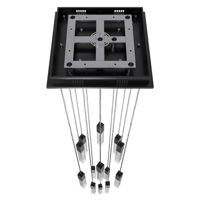 Avenue Lighting HF1905 The Original Glacier 13-lt 20" LED Pendant - Dark Bronze/Clear