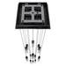 Avenue Lighting HF1905 The Original Glacier 13-lt 20" LED Pendant - Dark Bronze/Clear