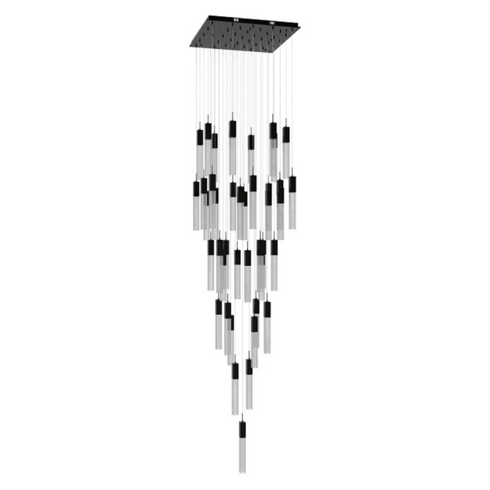 Avenue Lighting HF1903 The Original Glacier 41-lt 36" LED Pendant - Dark Bronze/Snow