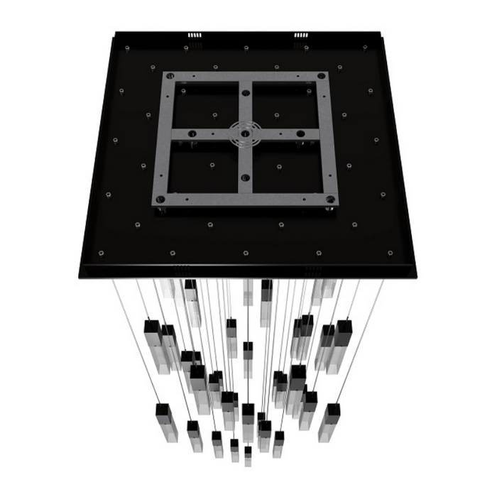 Avenue Lighting HF1903 The Original Glacier 41-lt 36" LED Pendant - Dark Bronze/Snow