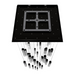 Avenue Lighting HF1903 The Original Glacier 41-lt 36" LED Pendant - Dark Bronze/Snow