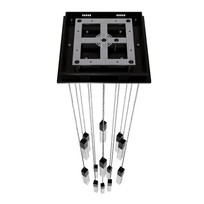 Avenue Lighting HF1905 The Original Glacier 13-lt 20" LED Pendant - Dark Bronze/Snow