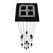 Avenue Lighting HF1905 The Original Glacier 13-lt 20" LED Pendant - Dark Bronze/Snow