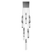 Avenue Lighting HF1905 The Original Glacier 13-lt 20" LED Pendant - Polished Chrome/Clear