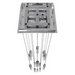 Avenue Lighting HF1905 The Original Glacier 13-lt 20" LED Pendant - Polished Chrome/Clear