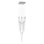 Avenue Lighting HF1904 The Original Glacier 25-lt 28" LED Pendant - Polished Chrome/Bubbled