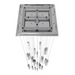 Avenue Lighting HF1904 The Original Glacier 25-lt 28" LED Pendant - Polished Chrome/Clear