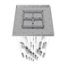Avenue Lighting HF1903 The Original Glacier 41-lt 36" LED Pendant - Polished Chrome/Bubbled