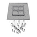 Avenue Lighting HF1903 The Original Glacier 41-lt 36" LED Pendant - Polished Chrome/Clear