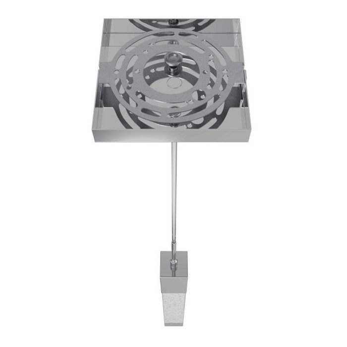 Avenue Lighting HF1901 The Original Glacier 1-lt 2" LED Pendant - Polished Chrome/Bubbled