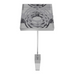 Avenue Lighting HF1901 The Original Glacier 1-lt 2" LED Pendant - Polished Chrome/Bubbled