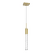 Avenue Lighting HF1901 The Original Glacier 1-lt 2" LED Pendant - Brushed Brass/Bubbled
