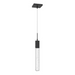Avenue Lighting HF1901 The Original Glacier 1-lt 2" LED Pendant - Black/Bubbled
